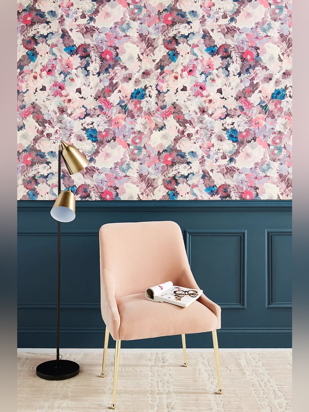 Anthropologie Helen Dealtry Aquarelle Floral Wallpaper